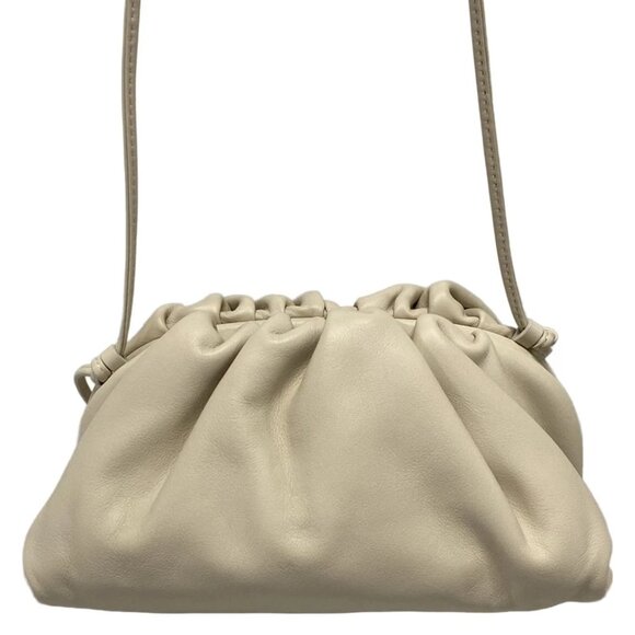 BOTTEGA VENETA Mini the Pouch Cream Leather - Shoulder Bag 1090-080725 - Picture 2 of 14